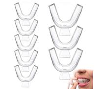 8 Pcs Teeth Whitening Trays, Mouldable Dental Guards for Teeth Protection