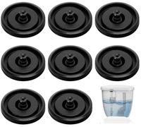 8 Pcs Toilet Fill Valve Seal Replacement Part Washer- Multi Pressure Cistern Float Valve-242MP071 242 Black Replacement Diaphragm Fill Valve Compatible with Fluidmaster