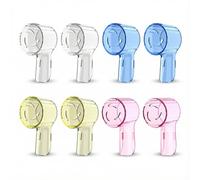 8 Pcs Toothbrush Head Covers Compatible with Oral-B iO & Round Electric Toothbrush Heads, Breathable Dustproof Travel Caps, Toothbrush Head Protectors for Travel,(Mixed Color)
