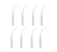 8 Pcs Transparent Acrylic Earring Try-On Sticks, 13cm Hygienic Stud Earring Display Tools, No-Pierce Visualizer Holder for Live Streaming, Retail & Home Use