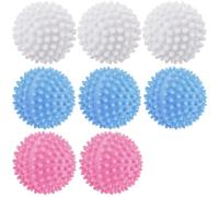 8 Pcs Tumble Dryer Balls Set, Laundry Balls for Tumble Dryer, Washing Ball for Washing Machine, Reusable Dryer Balls for Home Clothes Cleaning