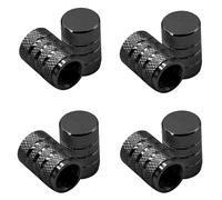 8 Pcs Tyre Valve Caps, Dust Caps for Car Tyres, Black Stem Dust Caps, Car Tire Valve Stem Caps, Aluminum Tire Valve Cap Valve Covers Replacement for Cars, Bike and Bicycle, Trucks, Motorcycles