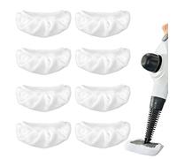 8 Pcs Universal Steam Mop Pads Handheld Steams Cleaner Accessories for Bissell Steam Shot Dupray PurSteam Comforday Washable Reusable Cleaner Cover Replacement Microfibre Cloth for Glass Window