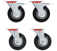 vidaXL 8 pcs Swivel Casters 125 mm