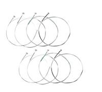 8 Pcs Violin Strings, Size 4/4 and 3/4 Violin Full Size Strings Kits G D A E Gauge Universal Classic Silver Steel Strong Fiddle String with Nickel-Plated Ball Head for 4/4 3/4 1/4 1/2 Instruments