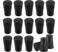 8 Pcs Walking Stick Rubber Ends, Nordic Walking Pole Ferrules Rubber Tips, Trekking Pole Tip Protectors for Hiking Stick Trekking Poles