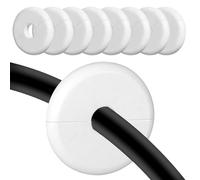 8 PCS Wall Cable Hole Cover, Cable Wall Grommet Pass Through Anti-Slip Walls, cable Cover for Neat Wire Management, Walls, Furnitures Wire Hole