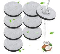 8 PCS Water Bottle Filter Discs Compatible with Brita Fill & Go Water Filter Bottles Carafes, Water Filter Discs Reduces PFAS, Chlorine, Microparticles, Other Impurities in Drinking Water