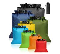 8-PCS Waterproof Dry Bag Set, Equipped with 12L 10L 8L 5L 3.5L 3L 2.5L 1.5L Large Capacity Tear Resistant Dry Bags, Waterproof Storage Bag for Hiking