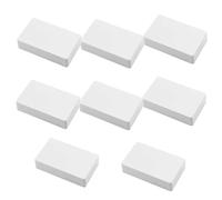 8 Pcs Waterproof Junction Box,Electronic Project Box Junction Box Electronic Enclosure Plastic Case for DIY Power Junction Box 100x60x25mm White
