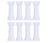 8 Pcs Wedding Decor Tiered Cake Support Cake Display Supports Roman Column Cake Stands