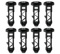 8 PCS Wheelie Bin Lid Hinge Pins Plastic Wheelie Bin Pins for Lid Black Wheelie Bin Handle Plugs for 120L / 240L Household Outdoor Wheelie Trash Cans