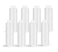 8 Pcs White Sewing Thread, 200 Yards Threads, White Cotton Thread for Sewing, Polyester Sewing Machine Thread for Hand Quilting, Embroidery, Crafts