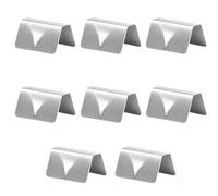 8 Pcs Wind Deflector Clips, Car Wind Deflector Stainless Steel Wind Deflectors, Wind Rain Channel Fixing Retaining Deflector Fitting Clips Suitable for Heko G3