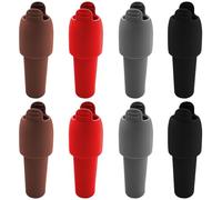 8 pcs Wine Stoppers, CNYMANY Silicone Wine Corks, Reusable Beverage Bottle Sealer Replacement with Grip Top for Cork, Bottles Cover Glass Cork Wine Saver Bottle Topper to Keep the Wine Fresh