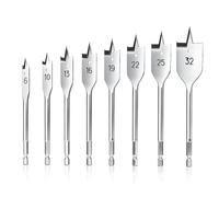 8 Pcs Wood Drill Bits Set, 6-32 mm 1/4 Quick Change Hex Shank