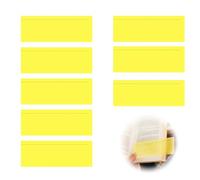 8 PCS Yellow Dyslexia Overlays - Guided Reading Strips & Colored Bookmark for Visual Tracking - Reading Aid for Classroom, Home & Personal Use