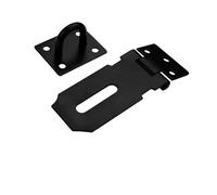 8 Pcsc 3 Inch Padlock Clasp Hasp Stainless Steel Latch Lock Black Gate Door Shed Heavy Duty for Cabinet Drawer for Bathroom,Bedroom