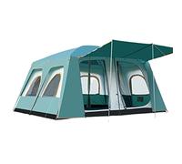 8 Person Tent, Family Tents 12-Person-Camping-Tents, Camping Outdoor Tent, Waterproof Fabric 210T Oxford Cloth, Tunnel Tents with Sun Shelter for Beach Picnic