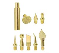 8-Piece 936 Specification Soldering Iron Tips Kit with Adapter for Smoothing, Welding and Soldering