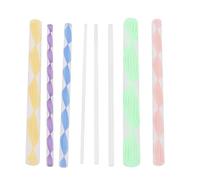 8 Piece Acrylic Dotting Rod Set for Manicure Decoration Practice | Dual Tip Versatility, Sizes, Clean Dot Patterns, for Nail Artists and Beginners, 8 Pcs