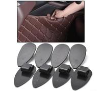 8 Piece Automotive Floor Mat Retainer Clips Plastic Carpet Fixing Clamps for Secure Interior Mat Installation (Black)