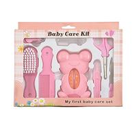8-Piece Baby Care with Nail Cutter, Scissors, Comb, and Hairbrush for Maternal and Child Healthcare