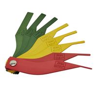 8 Piece Brake Pad Thickness Gauge - 2mm to 12mm Lining Thickness - Dual Marked