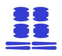 8-Piece Car Door Handle & Cup Protectors for Sko-da Superb 2008-2023 2024 2025, Car Door Handle Scratch Guards -Transparent Paint Protection Film, Door Bowl Anti-Scuff Stickers,C-blue