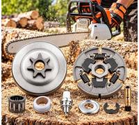 8-Piece Chainsaw Clutch Kit for STIHL MS 231 C | 8-piece chainsaw clutch repair kit with a spring-loaded clutch, clutch drum and related parts for maintenance and replacement