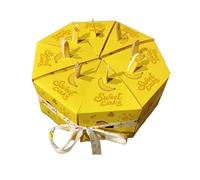 8 Piece Christmas Gifts Boxes with Lids For Presents - Gift Box with Ribbon An Gift Graduations, For Birthdays,