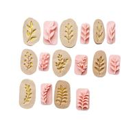 8 Piece Complete Craft Earring Set with Soft Clay Leaf Molds Jewelry Accessory Mold for Individualized Jewelry Creations Clay Molds