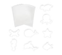 8 Piece Cookie Cutter Set, 50 Cookie Ziplock Bags, Fish Cookie Cutter, Cookie Cutter Plastic, Animal Cutter, Cookie Decoration, Animal Cookie Cutter