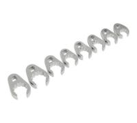 Loops 8 PACK Crows Foot Spanner Set - 1/2" Square Drive Metric Ratchet Handle Adapter Loops Multicolor
