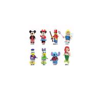 8-Piece Disney Mickey & Donald Duck Minifigures - LEGO-Compatible, ABS Plastic, 4.5cm