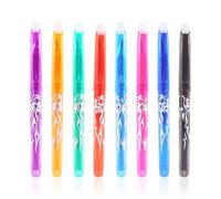 8-Piece Erasable Pen, Creative Student Neutral Pen, Multi-Color Marker Pen, Multi-Function Erasable Ballpoint Pen, Office and School Stationery