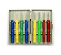 8-Piece Hollow Needle Desoldering Tool Set for DIP Electronic Components - Stainless Steel, 0.8-2.0 mm Sizes, Rust-Resistant Hand Tool with Pla