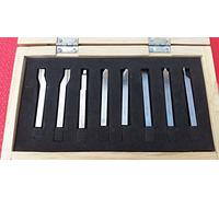 8 Piece HSS Lathe Form Tools Set Form Tools 8 mm Shank Metal Turning Cutting - Boxed