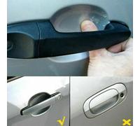 8-Piece Invisible Transparent Car Door Handle Scratch Protector Film Sheets - Fiber Vinyl Guard for Auto, Truck, Vehicle Exterior Trim (8.5 x