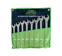 8-Piece Jumbo Metric Combination Wrench Set, 22-32mm, With Storage Roll 6563