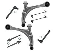 8 Piece Kit Front Control Arm Ball Joint Tie Rod Sway Bar Link LH RH for Odyssey