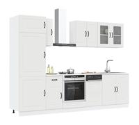 Kitchen Cabinet Set 8 Piece Cupboard Storage Cabinet Engineered Wood vidaXL