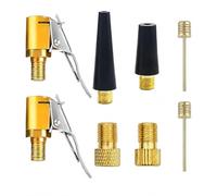 8-Piece Mellbree Multifunctional Valve Adapter Set - Compatible with Bosch EasyPump, Suitable for Car and Bicycle Tyres, and Balls