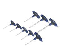 8 Piece Metric T-Handle TRX-Star Key Set - 125 to 220mm Length - Long & Short
