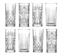 8 Piece Mixology Highball Glasses Set - 370ml - Pack of 2 RCR Crystal Clear 8 Pack