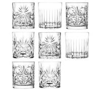 8 Piece Mixology Whisky Glasses Set - 340ml - Pack of 2 RCR Crystal Clear 8 Pack
