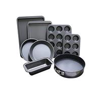 8-Piece Non Stick Bakeware Set Baking Set- with Muffin Tray, Oven Tray, Cake Pan, Loaf Pan & Spring Form Cake Tin