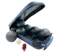 8-PIECE PETANQUE BALLS - BLACK BOULE, ENERO PRO COVER