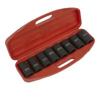 Loops 8 Piece PREMIUM Impact Socket Set - 1" Sq Drive - Deep Sockets - High Torque Loops Multicolor