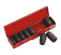 8 Piece PREMIUM Impact Socket Set - 3/4" Sq Drive - Deep Sockets - High Torque